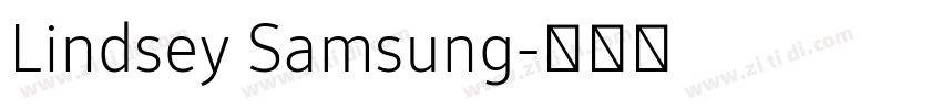 Lindsey Samsung字体转换